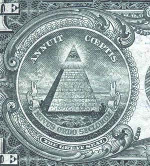 pyramide billet d'un dollar US